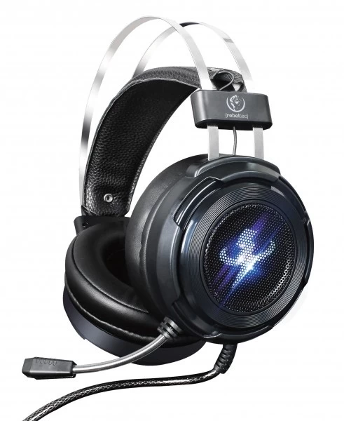 Ausinės Su Mikrofonu Rebeltec Thor 7.1 Black-silver