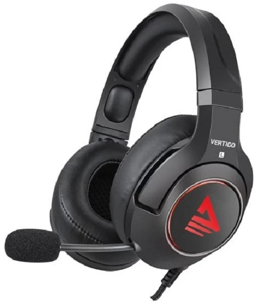 Ausinės Su Mikrofonu Savio Vertigo Black