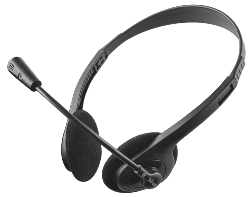 Ausinės Su Mikrofonu Trust 21665 Black