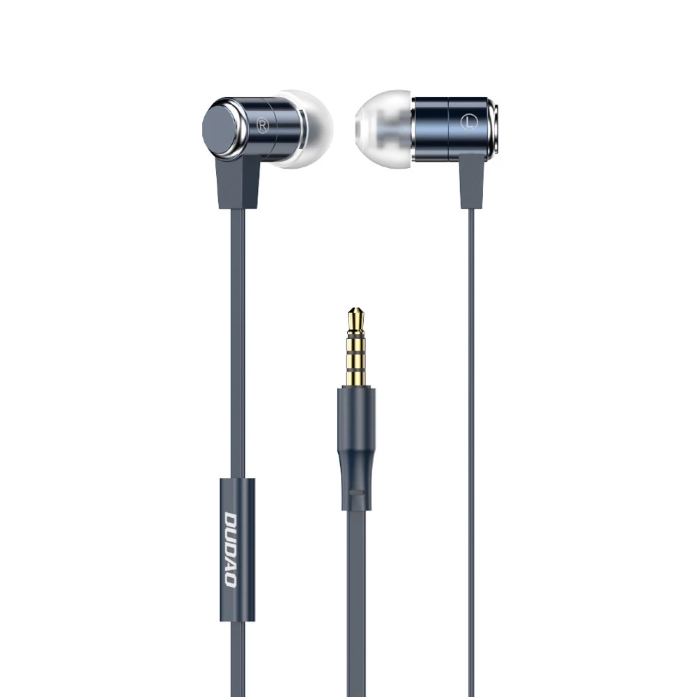 Ausinės Su Nuotolinio Valdymo Pulteliu Ir Mikrofonu 3,5 Mm Mini Lizdas Mėlynos Spalvos
