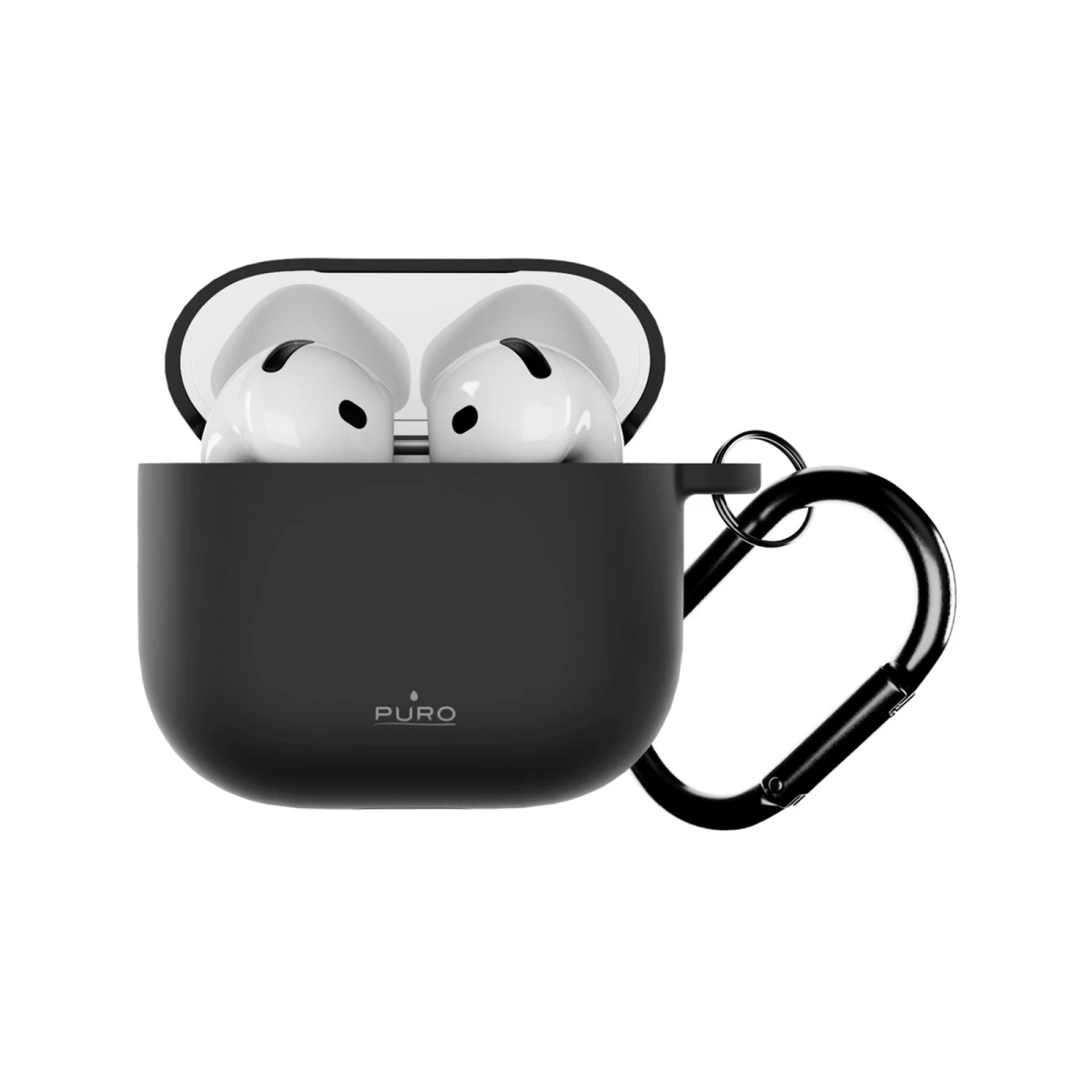 Ausinių airpods 4 Icon Dėklas - Juodas