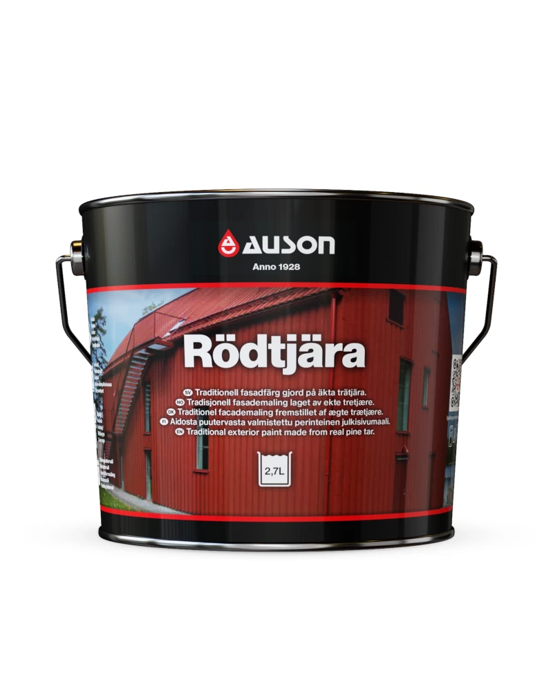 Auson Rödtjära blankiai raudonos spalvos medžio derva - 9 L Auson Rödtjära blankiai raudonos spalvos medžio derva - 9 L