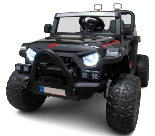 Auto X16 R-sport Juodas Akumuliatoriaus Automobilis Eva Leather Pilot Li-ion Akumuliatorius