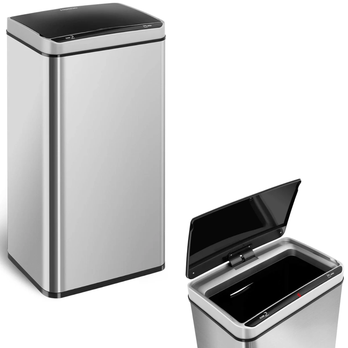 Automatinė Bekontaktė šiukšliadėžė Su Judesio Jutikliu, Pasiekiama 20 Cm 70 L