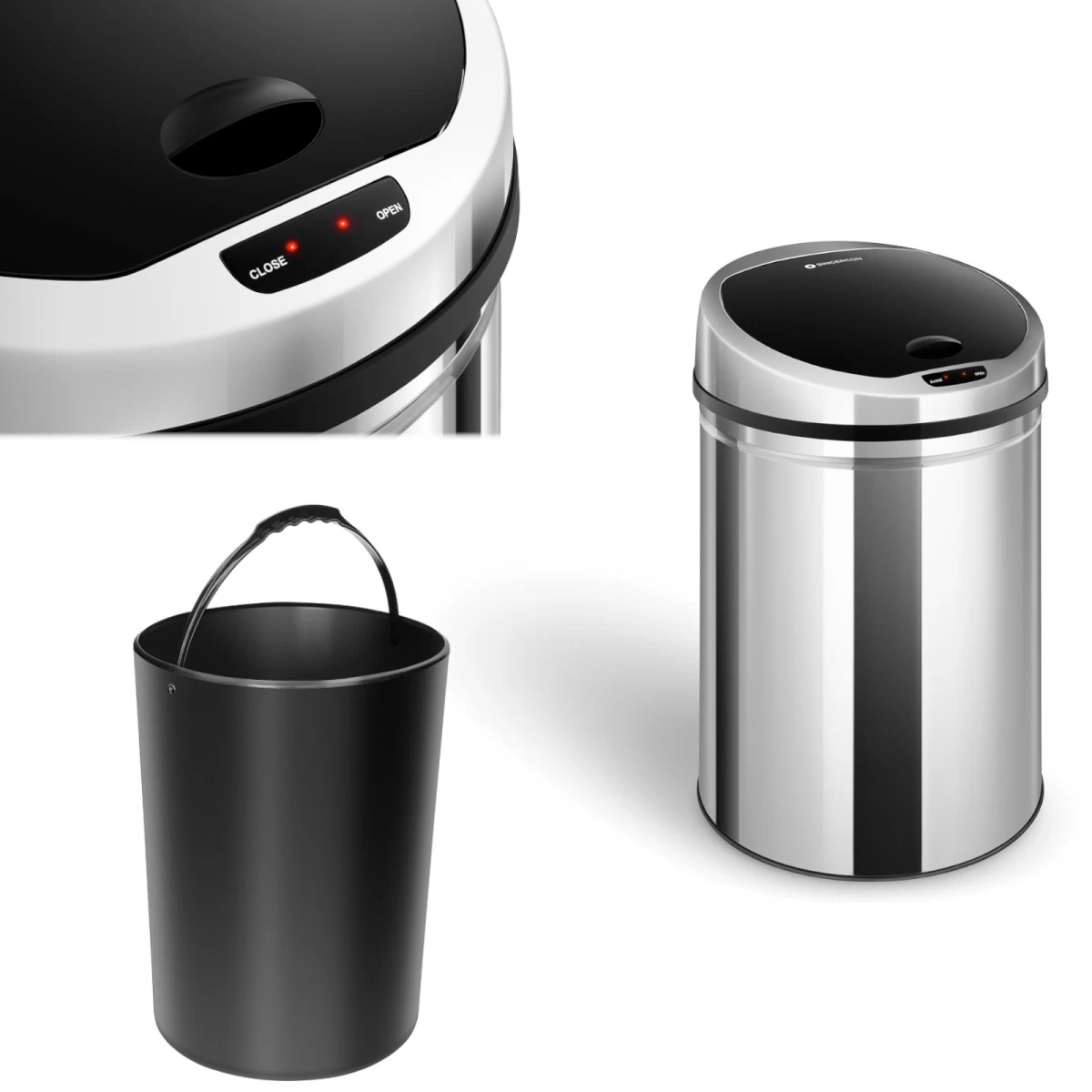Automatinė šiukšliadėžė Su Judesio Detektoriumi 30 Cm Atstumu 30 L