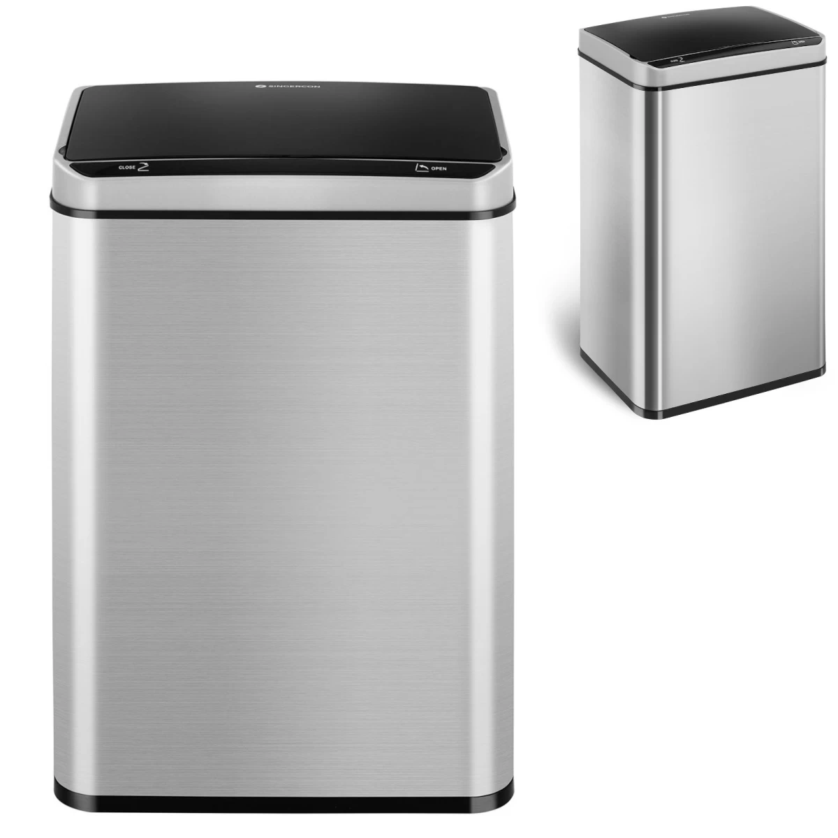 Automatinė šiukšliadėžė Su Judesio Jutikliu 20 Cm Atstumu 60 L