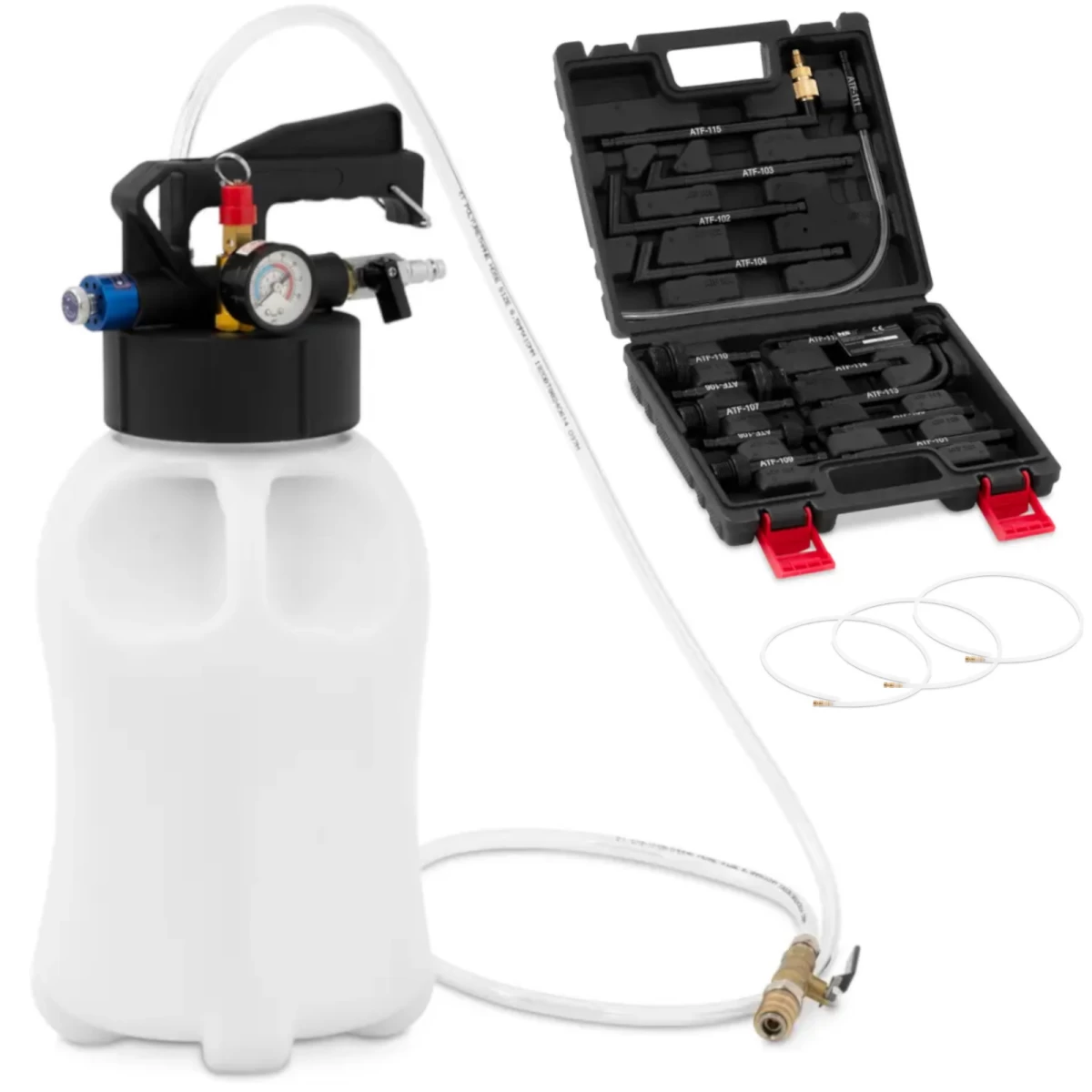Automatinės Pavarų Dėžės Alyvos Keitimo Siurblys 8 Adapteriai 6 L - Rinkinys