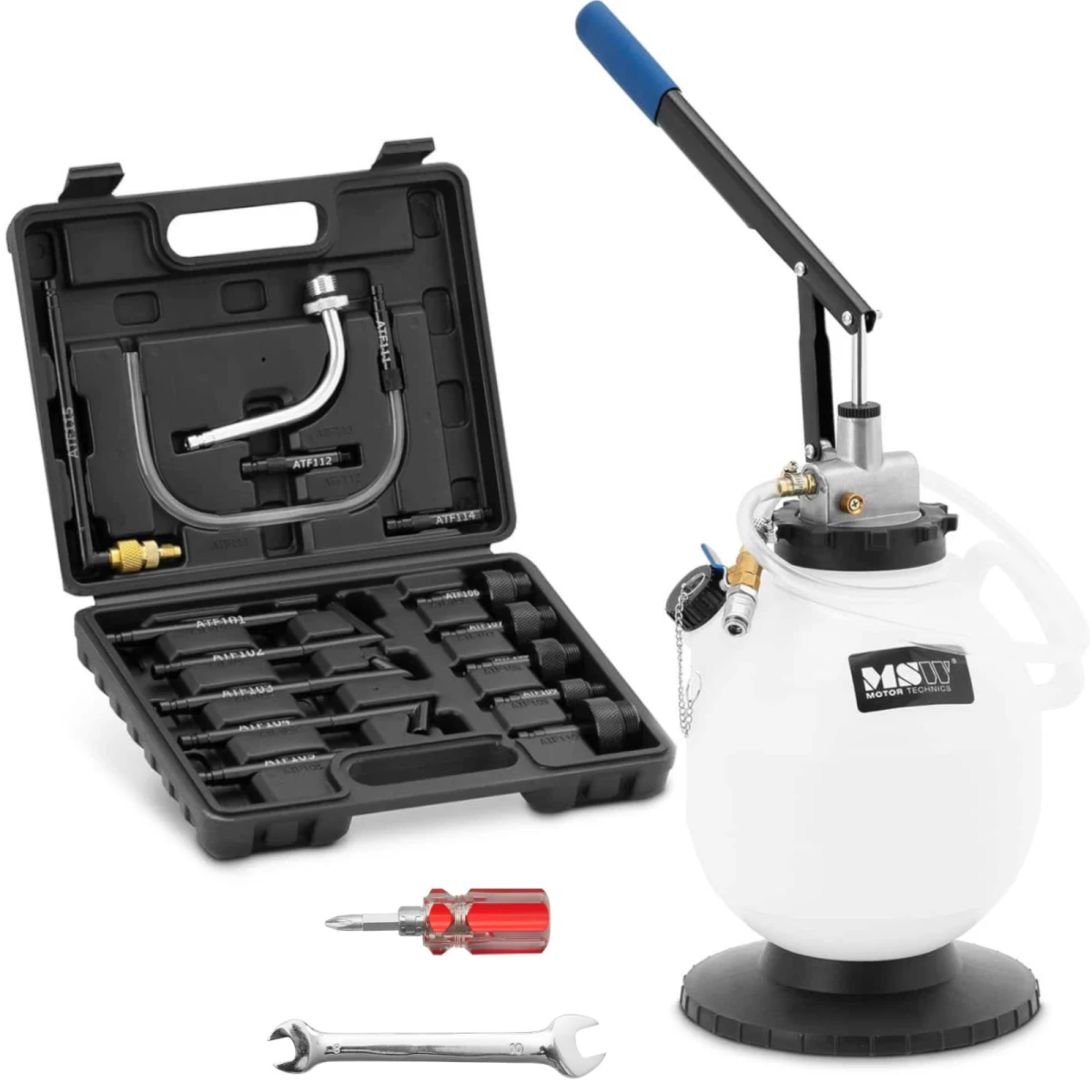 Automatinės Transmisijos Alyvos Keitimo Siurblys Su 13 Adapterių 7,5 L