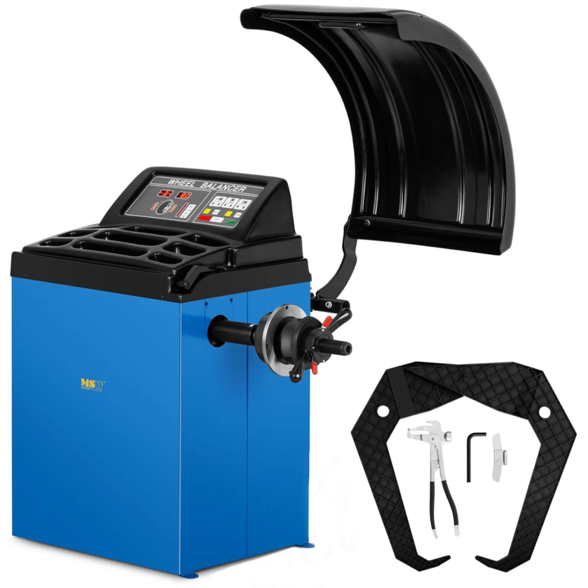 Automatinis Ratų Balansavimo įrenginys, Skirtas Motociklų Ratams Iki 65 Kg Skersmens 10-24'' Led Automatinis Ratų Balansavimo įrenginys, Skirtas Motociklų Ratams Iki 65 Kg Skersmens 10-24'' Led