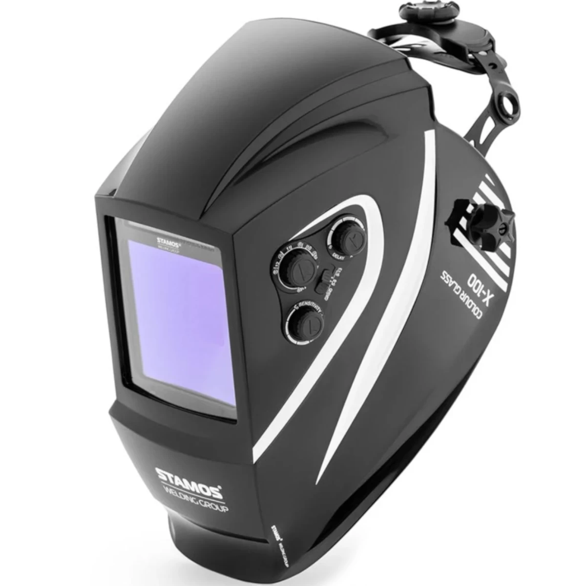 Automatinis Suvirinimo Skydelis Su Spalvotu Lauku Colour Glass X-100