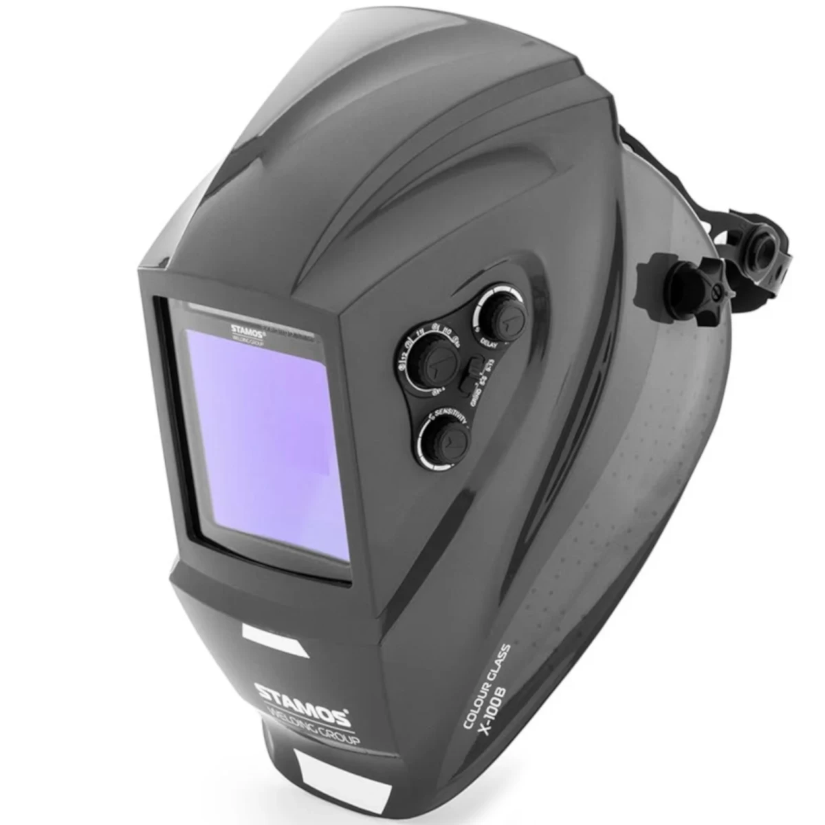 Automatinis Suvirinimo Skydelis Su Spalvotu Lauku Colour Glass X-100b
