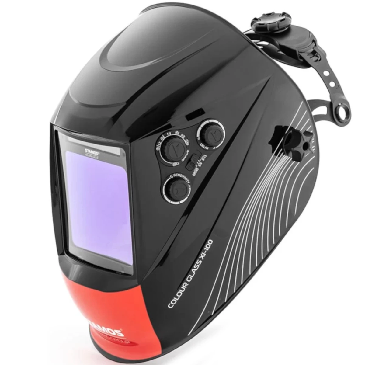 Automatinis Suvirinimo Skydelis Su Spalvotu Lauku Colour Glass Xi-100