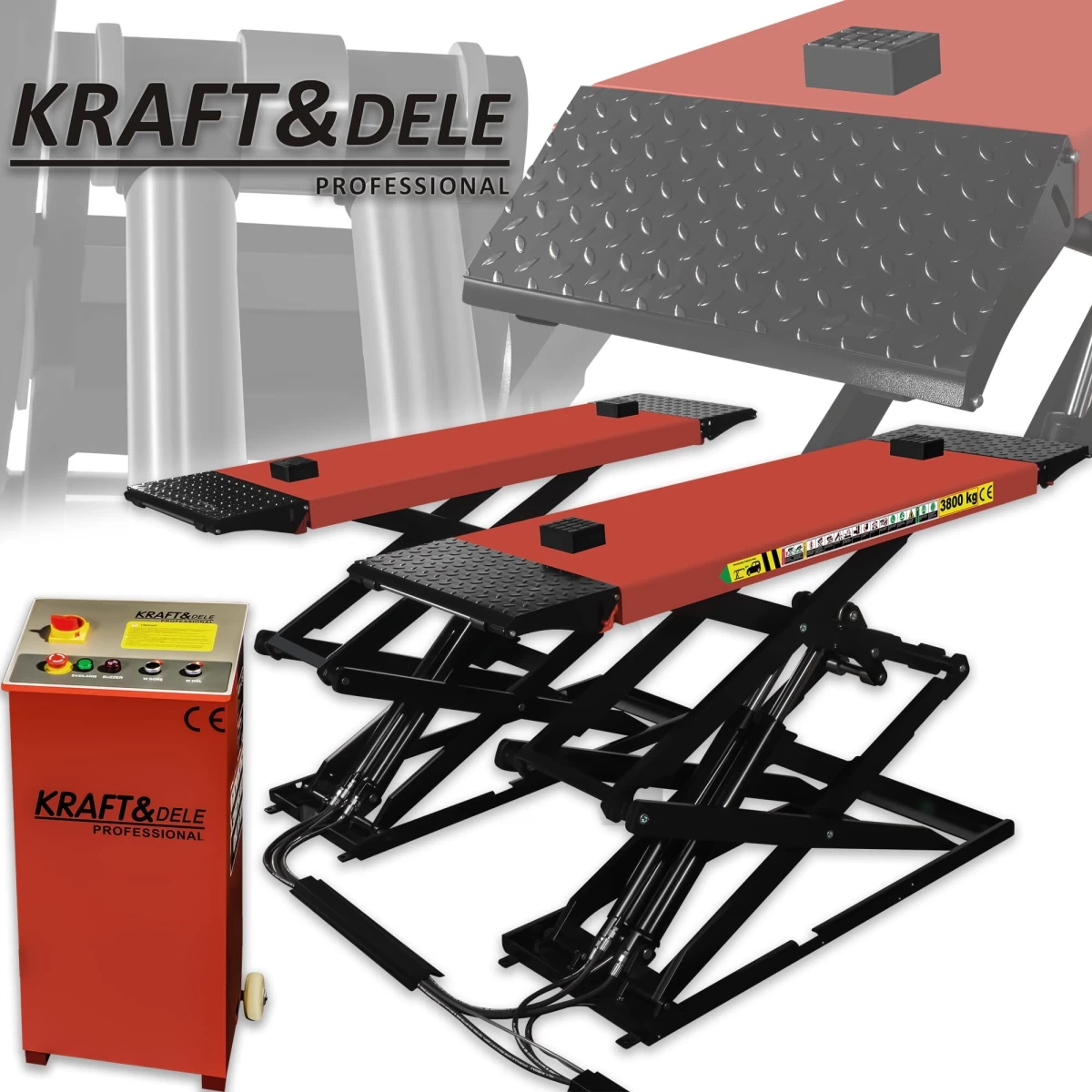 AUTOMATINIS ŽIRKLINIS AUTOMOBILIO KELTUVAS KD5822
