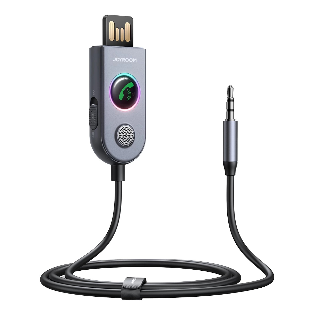 Automobilinis Belaidis Usb Aux Garso Imtuvas Jr-cb6 Pilkos Spalvos