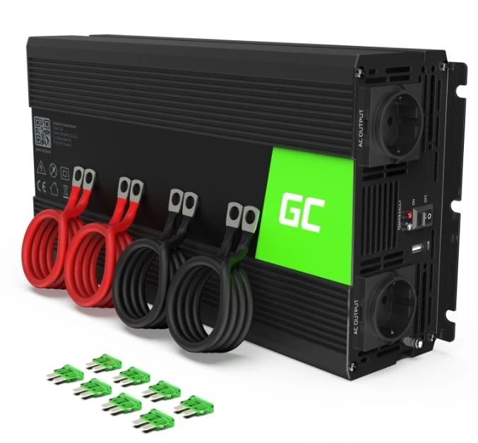 Automobilinis Inverteris Green Cell Inv15
