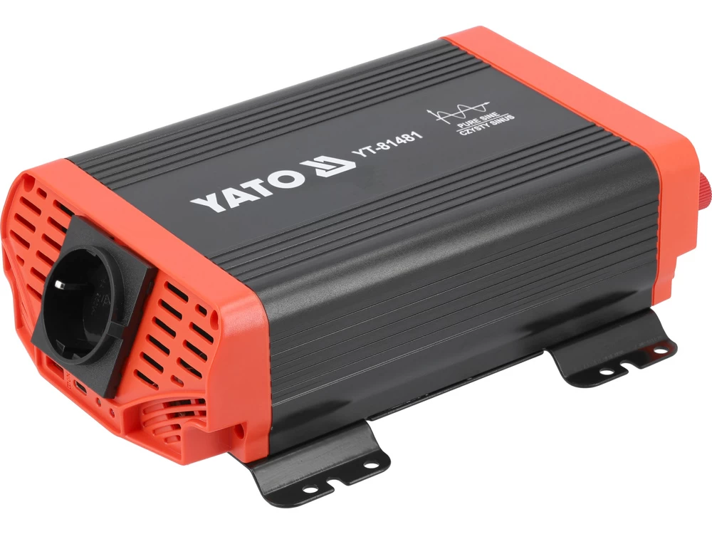 Automobilinis įtampos inverteris | grynas sinusas | 12/230V 300W (YT-81481)