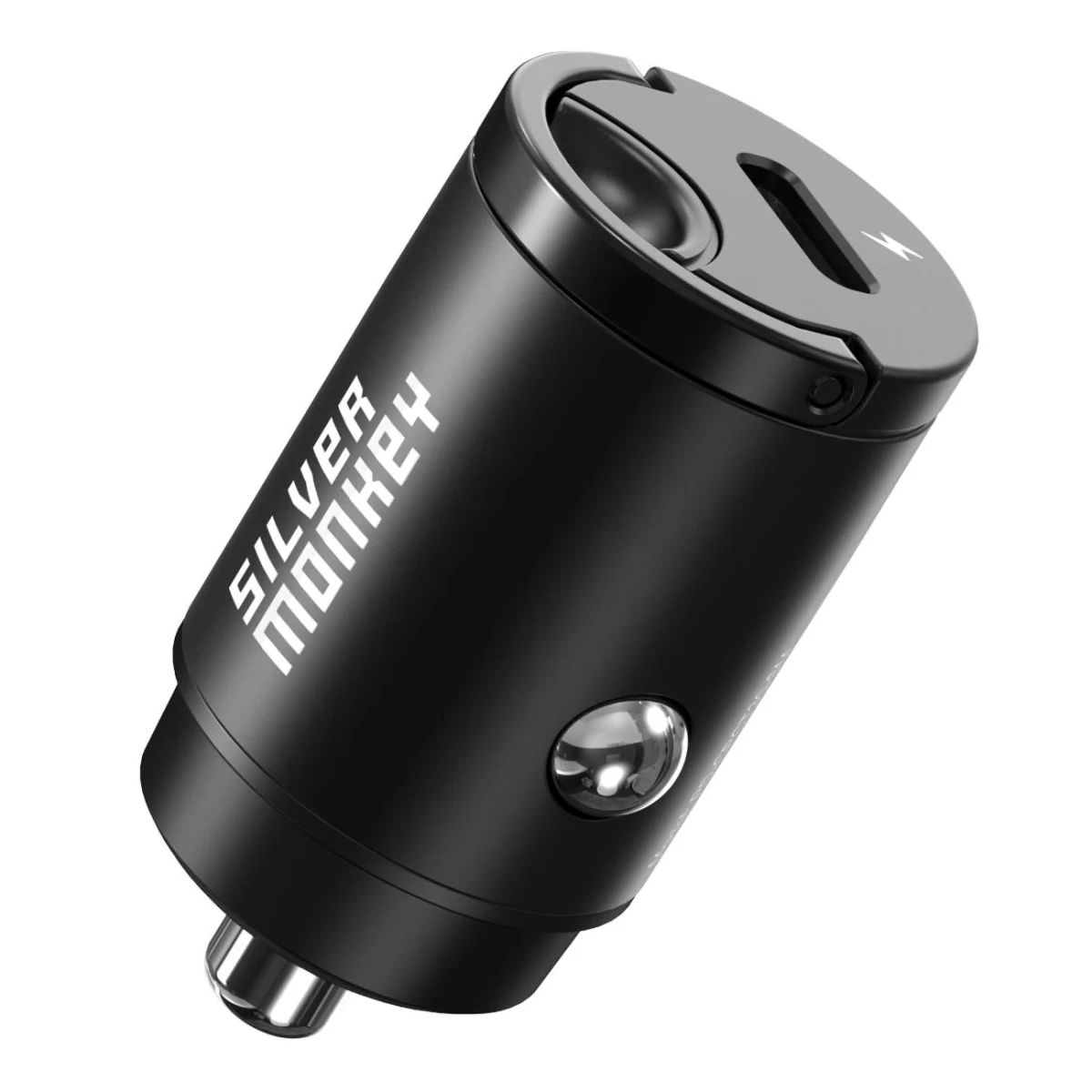 Automobilio žiebtuvėlio Lizdo įkroviklis 30w 1x Usb-c Pd Juodas