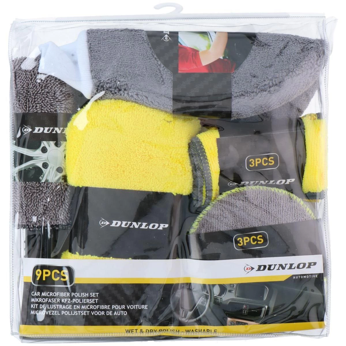 Automobilių Plovimo Rinkinys Dunlop 9 Elementai