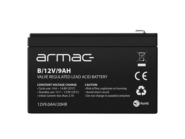 Avarinio Maitinimo šaltinio Baterija Armac B/12v/9ah