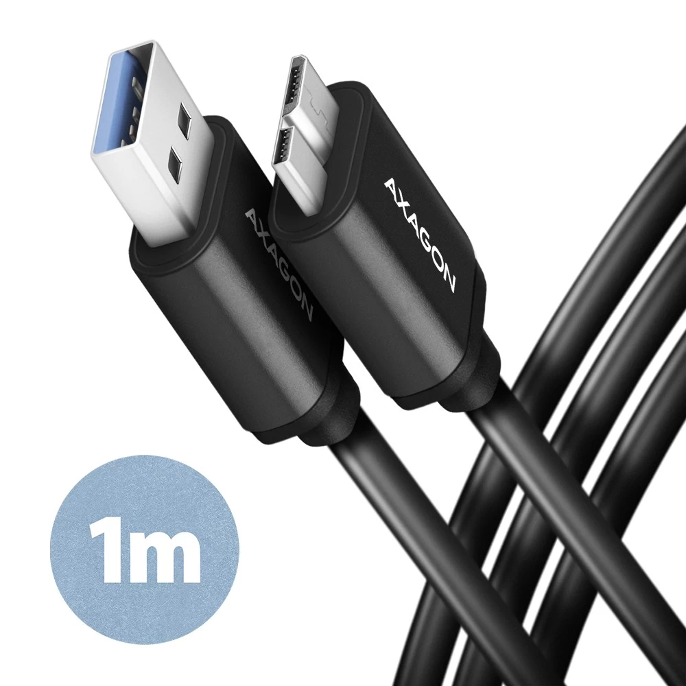 AXAGON BUMM3-AM10AB cab le USB Micro-B &lt;-&gt; USB-