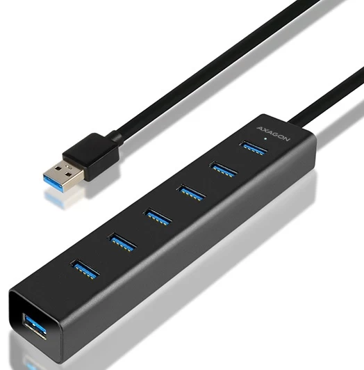 Axagon Usb šakotuvas Hue-sa7bp