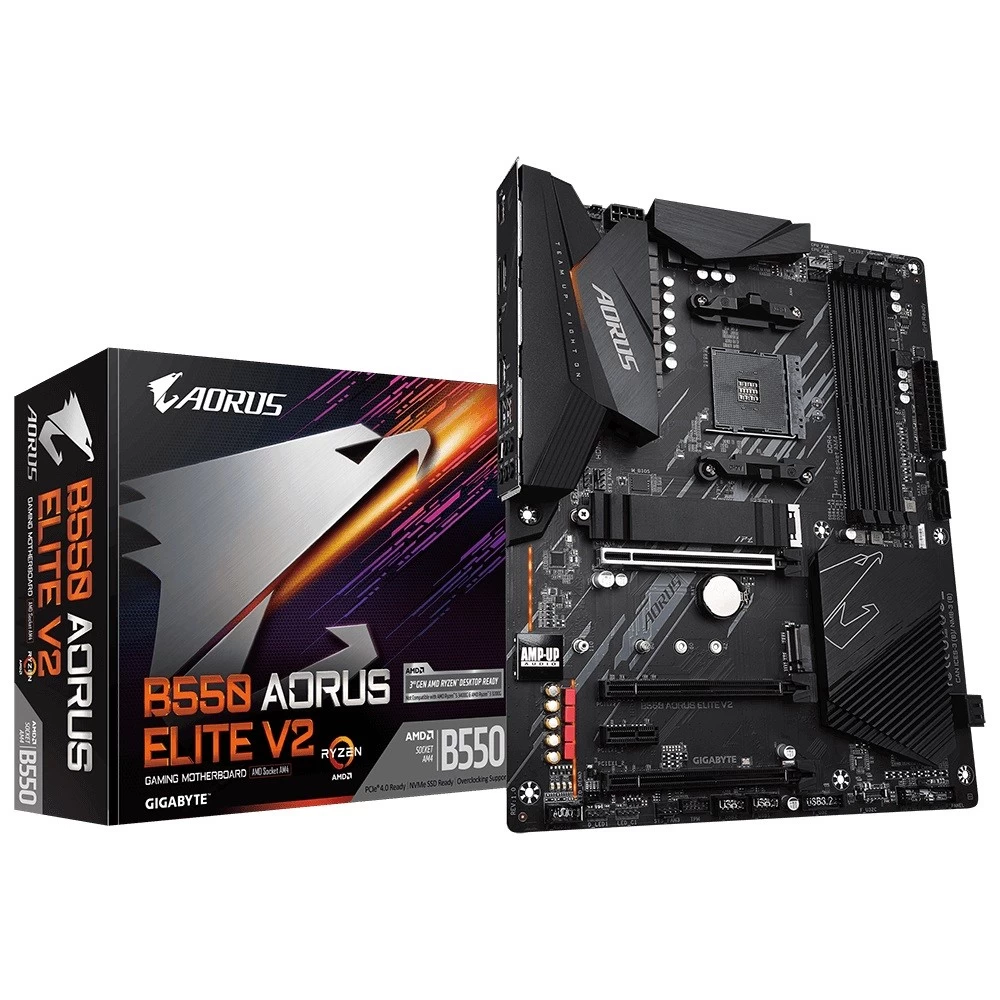 B550 AORUS ELITE V2 AM4 4DDR4 HDMI/DP M.2 ATX