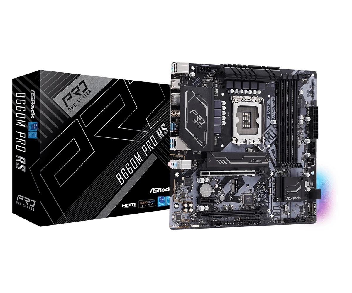 B660M Pro RS s1700 4DDR 4 DP/HDMI M.2 mATX