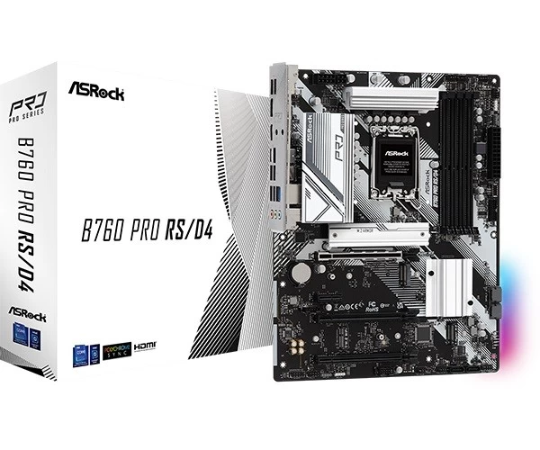 B760 Pro RS/D4 s1700    4DDR4 DP/HDMI M.2 ATX
