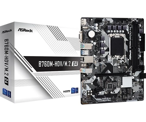 B760M-HDV/M.2 D4 s1700  2DDR4 DP/HDMI mATX