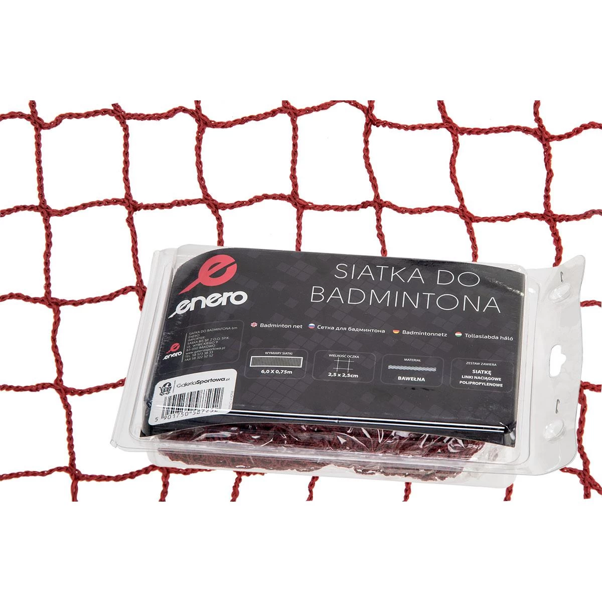 Badmintnet 6x0,75m Enero
