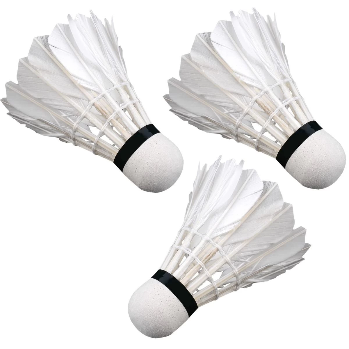 Badmintono Plunksninės Strėlytės Enero 3 Vnt. Baltos Spalvos