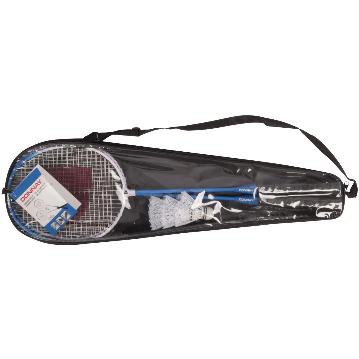 Badmintono Rinkinys Dėkle Mėlynas 6in1 Donnay