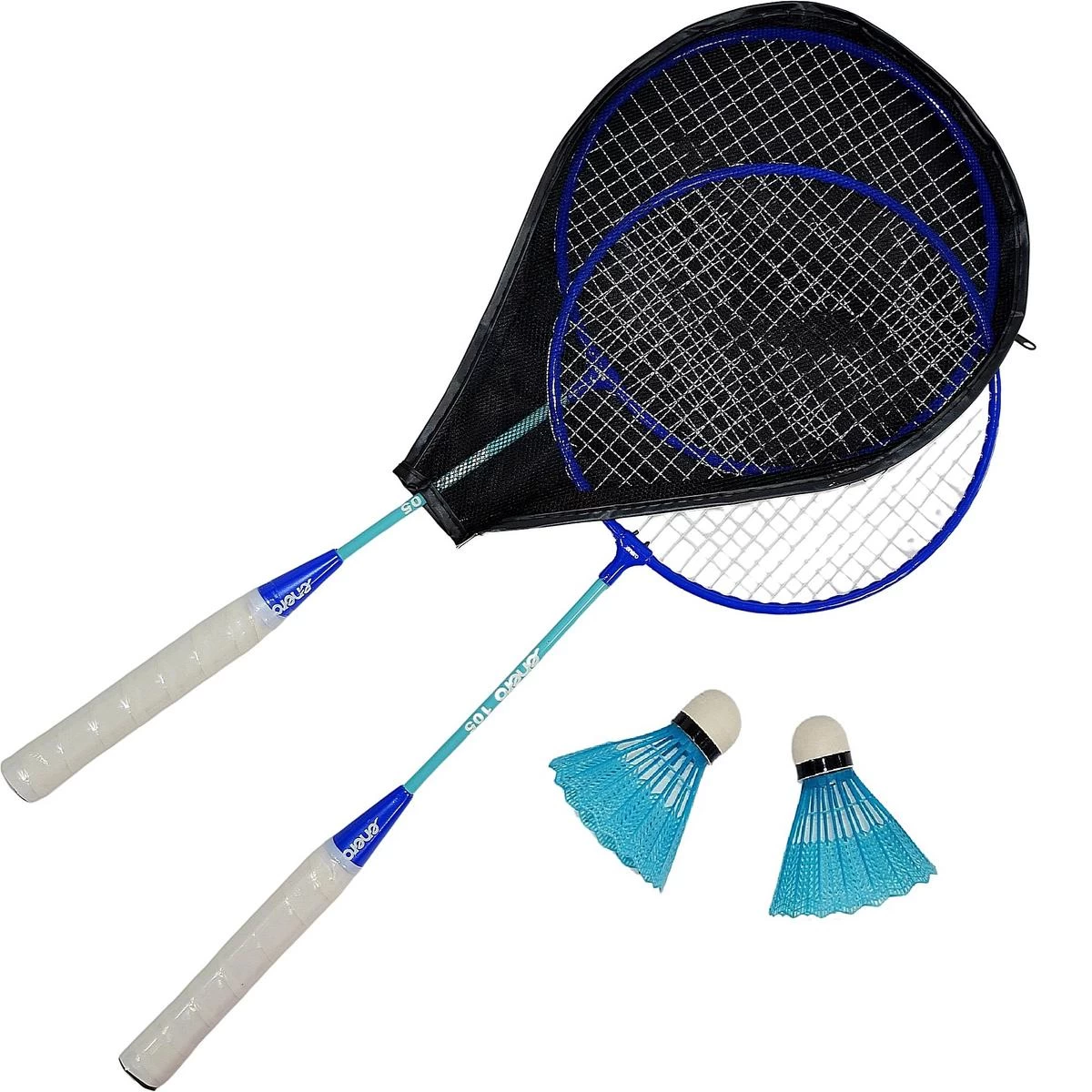 Badmintono Rinkinys Dėkle Tamsiai Mėlynas Enero 105
