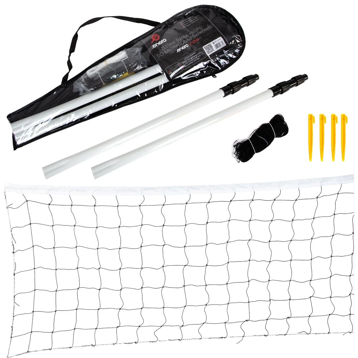 Badmintono Tinklinio Rinkinys Tinklas Ir Stulpai Enero 700