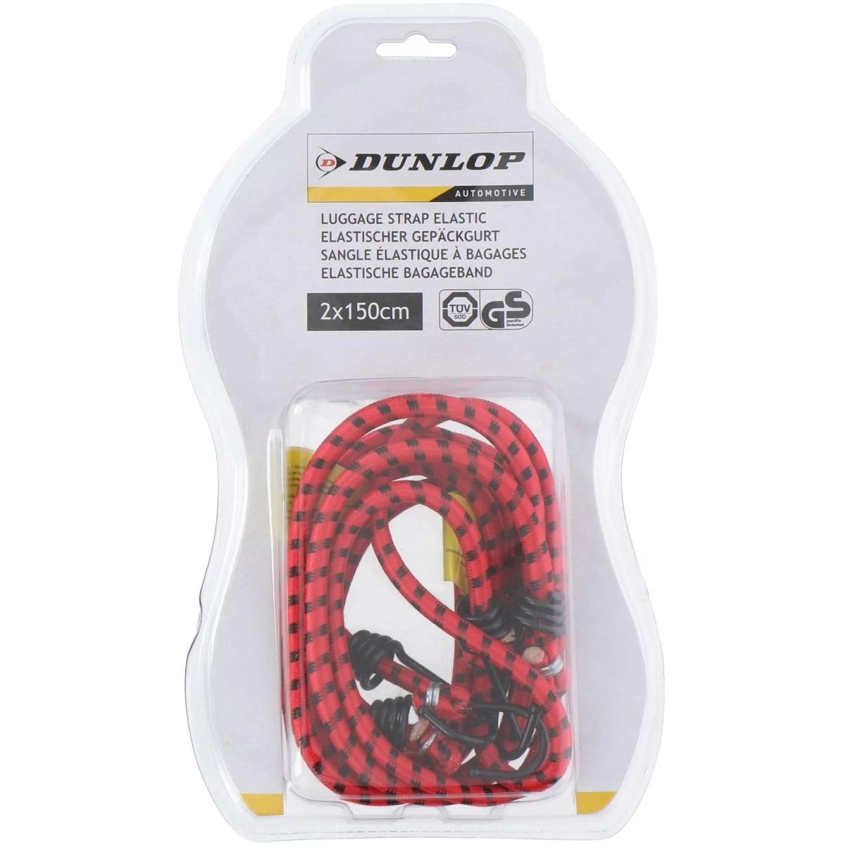 Bagažinės Tvirtinimo Dirželiai Dunlop 150 Cm Ilgio 2 Vnt.