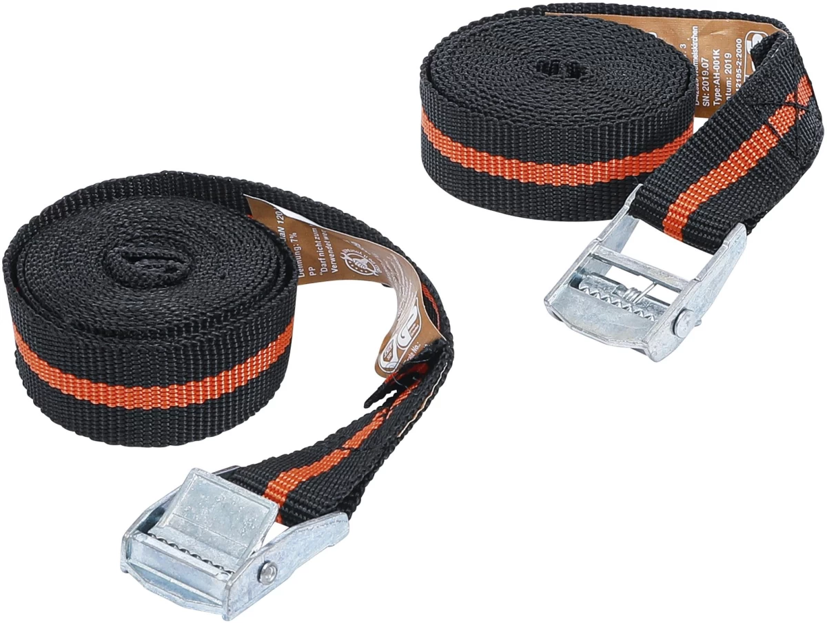 Bagažo juostų rinkinys | 2,5 m x 25 mm | 2 vnt. (3599)