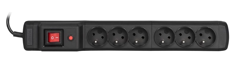 Bar Activejet ACJ Combo 6gn 1,5m (6 x UTE; 10 A; 1,5m; black color)