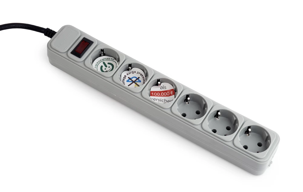 Bar ENERGENIE SPG6-B-6C (1,8m; gray color)