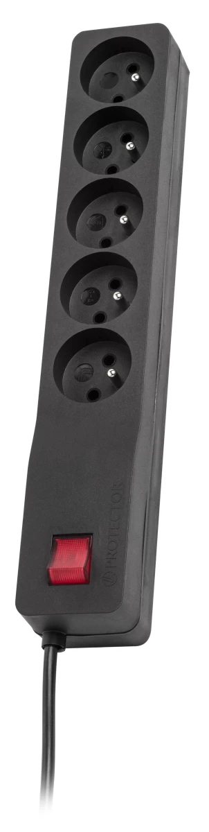 Bar power Lestar ZX 510 G-A K:CZ 1,5M (5 x UTE; 10 A; 1,5m; black color)
