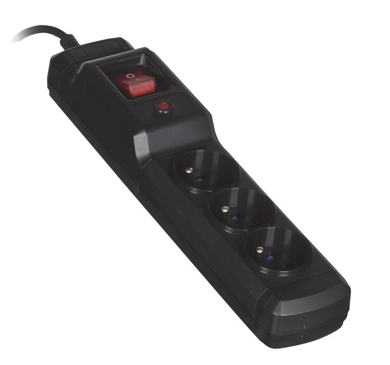 Bar surge protection Activejet (3 x UTE; 10 A; 1,5m; black color)