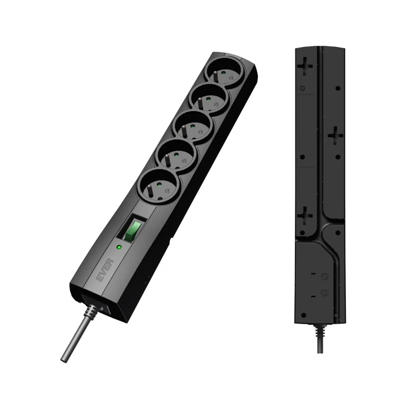 Bar surge protection Ever Classic T/LZ09-CLA050/0000 (5 x UTE; 10 A; 5m; black color)