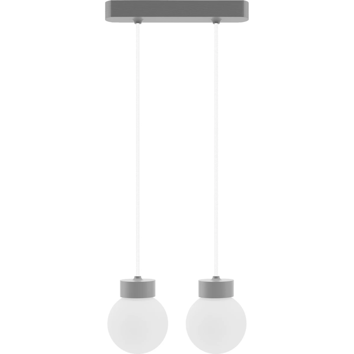 Barrel-orb Sphere 2-light Gray
