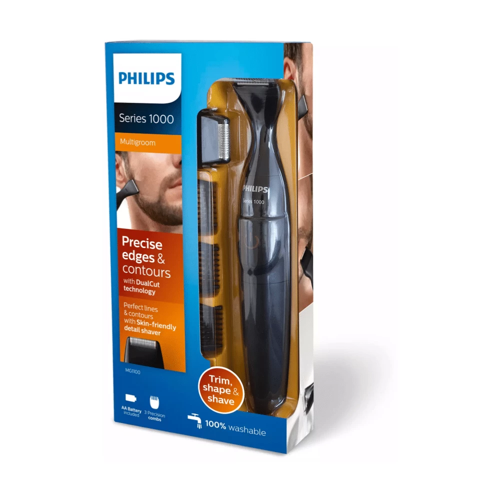barzdos formavimo prietaisas Philips Multigroom MG1100 (Ekspozicinė prekė)