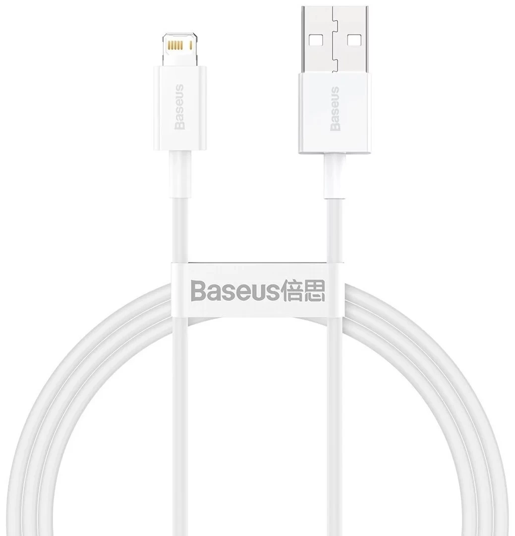 Baseus CALYS-A02 mobile phone cable White 1 m USB A Lightning