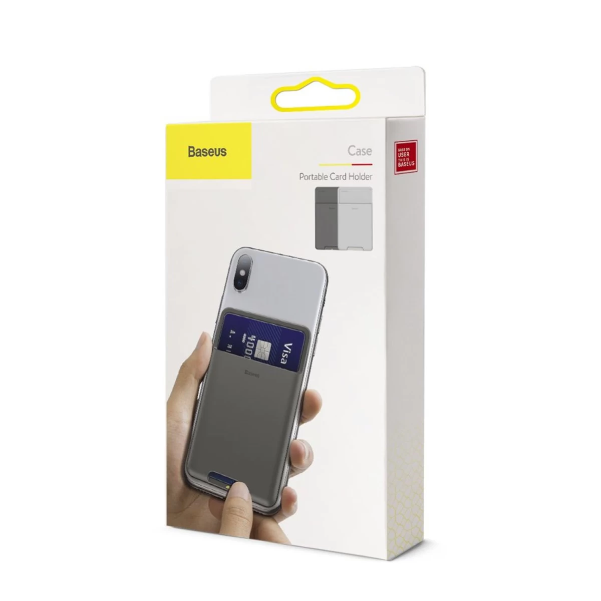 Baseus Lipnus Dėklas Telefono Dokumentams Pilkos Spalvos (ackd-b0g)