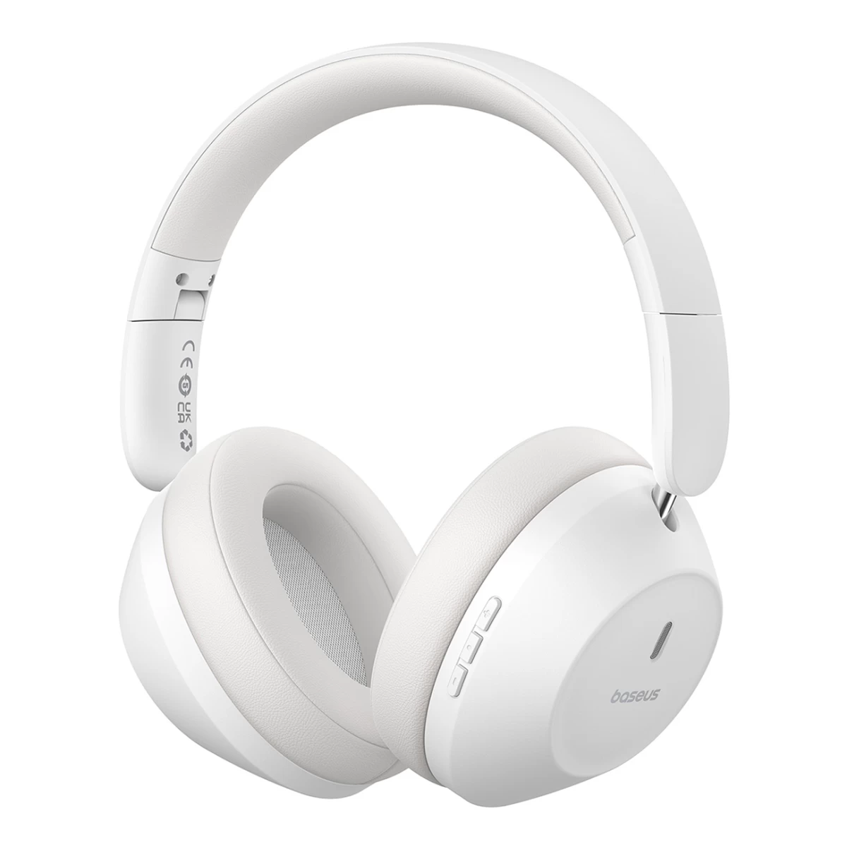 Bass 30 Max Bluetooth 5.3 Belaidės Ausinės į Ausis - Baltos Spalvos