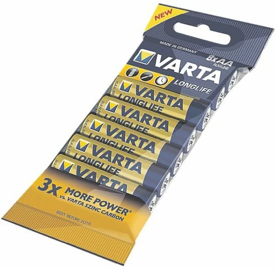 Battery Set alkaline VARTA Longlife 4106101328 (x 8)