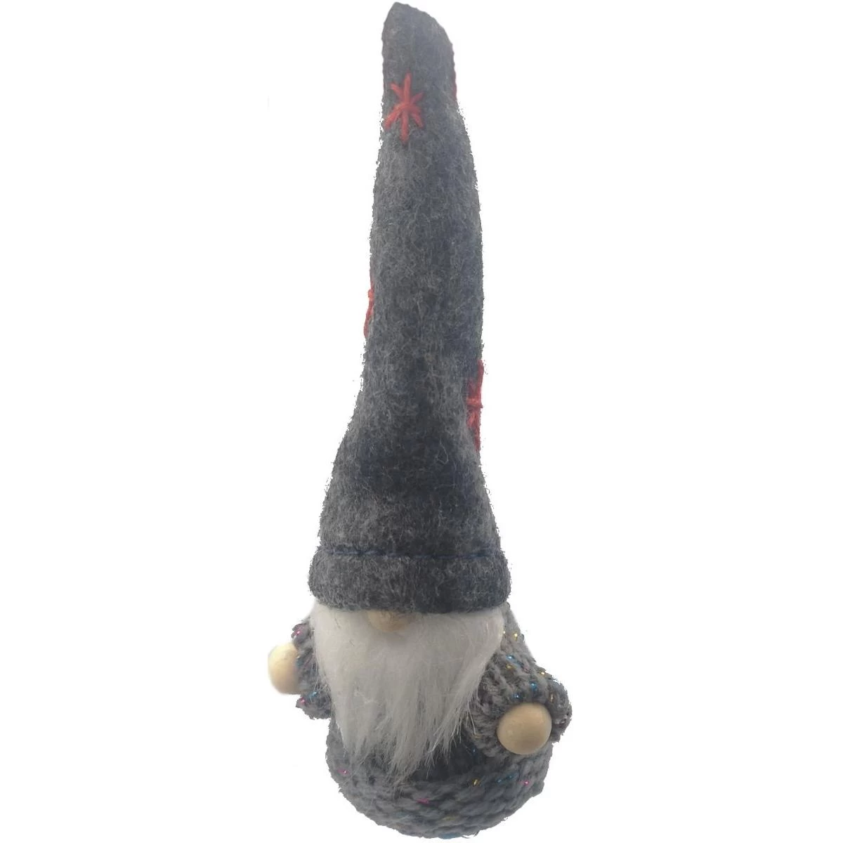 Baublys Pakabukas Gnomas Pilkas 11cm