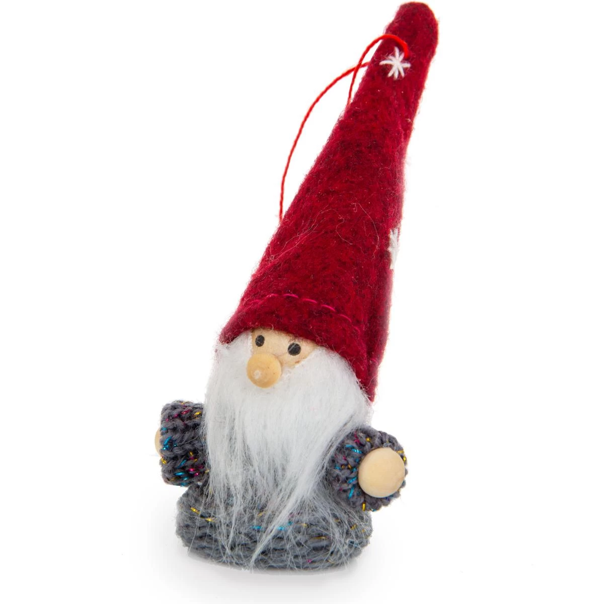 Baublys Pakabukas Nykštukas Raudonas 11cm