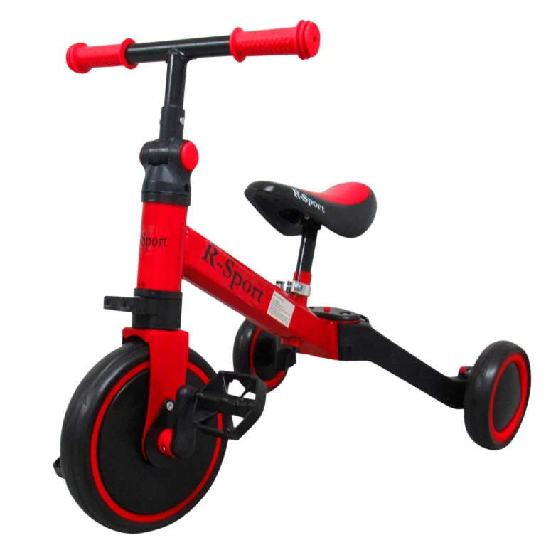 Bėgimo Dviratis P8 Red R-sport +pedalas Daugiafunkcinis